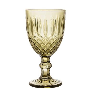 Imagem de Conjunto 6 Taças de Água de Vidro Greek Verde 345ml 28782 - Wolff