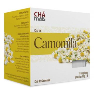 Imagem de Chá de Camomila Natural Cx10 Sachês 1g - Chá Mais