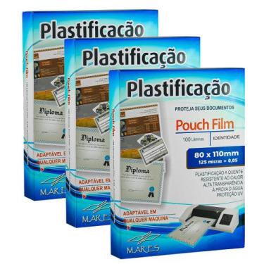 Imagem de Polaseal Plástico para plastificação 0,05 RG 80x110 300un - Mares