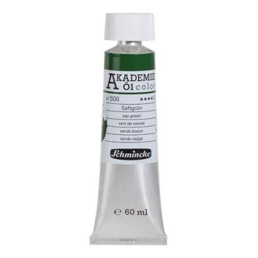 Imagem de Tinta Óleo Importada Schmincke Akademie 60ml 506 Sap Green
