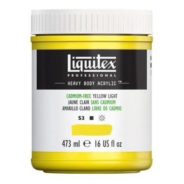 Imagem de Tinta Acrílica Artística Heavy Body 473ml Cadmium F Yellow - Liquitex