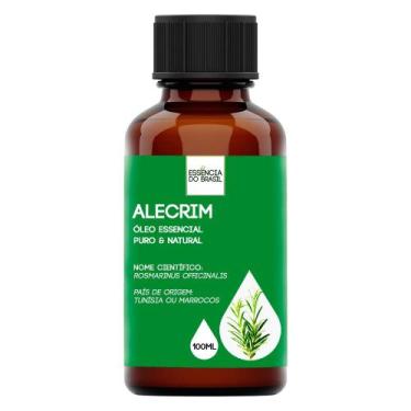 Imagem de Óleo Essencial Alecrim 100ml - Puro E Natural - Essência do Brasil