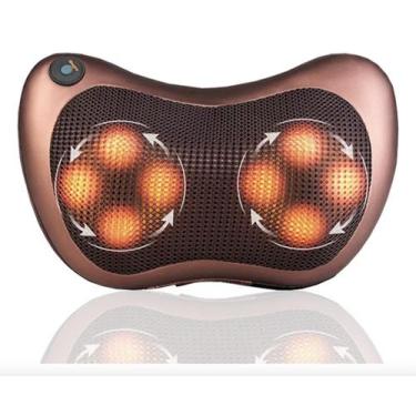Imagem de Massageador Travesseiro Para Lombar Pescoço Pés Veicular - JM ONLINE