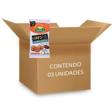 Imagem de Chips Arroz e Milho, Sem Glúten, Churrasco Natural Life contendo 3 pac