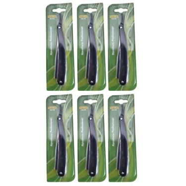 Imagem de Kit 6 Navalhete Profissional Aço Carbono 074 - Sekich