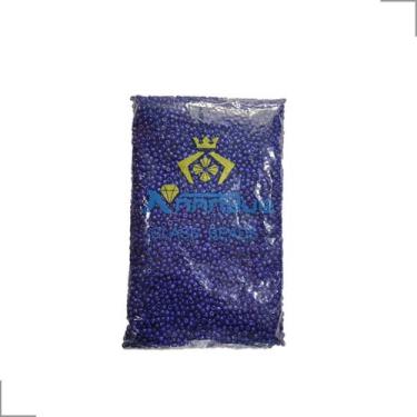 Imagem de Miçanga Chinesa Importada Artesanato Pacote 500g - Rei Dos Orixás, Azu