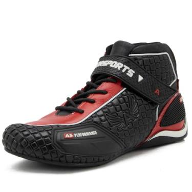 Imagem de 315AT Tenis Performance de couro, p/motociclista, Kart, e automobilismo 315 (Vermelho, BR, Adulto, Numérico, 43)
