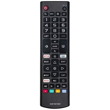 Imagem de AKB75675301 Controle remoto de substituição compatível com LG TV 43LM6300PLA 32LM6300PLA 49UM71007LB 49UM7100PLB 49UM7390PLC 49UM7400PLB 55UM7000PLC 50UM75000PLC PLA 43U. M7000PLA 43UM71007LB
