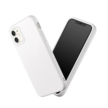 Imagem de RhinoShield Capa compatível com [iPhone 11] | SolidSuit - Capa protetora de design fino absorvente de choque com acabamento fosco premium 3,5 m/3,4 m de proteção contra quedas - Branco clássico