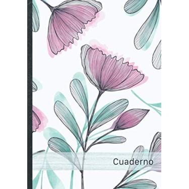 Imagem de Cuaderno: de notas con tapa blanda • Libreta de notas DIN A4 • Papel Blanco • 120 páginas numeradas • Bloc de Notas • Diseño „Modelo 102“