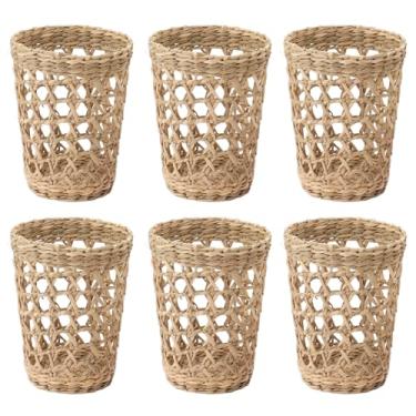 Imagem de Suporte Ycle, copos, 6 peças de porta-copos de tecido, antiqueimaduras, vazado, para garrafas de vidro, canecas de plástico