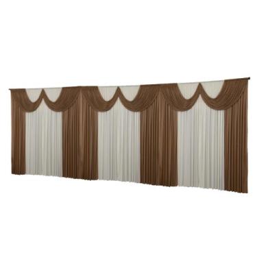 Imagem de Cortina Paris Malha Gel Enfeite Igreja Festas  9 metros - Dennis Confe