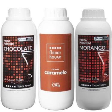 Imagem de Calda Premium De Bebida Pudim Sorvete Bolo Recheio Cobertura - FLAVOR 