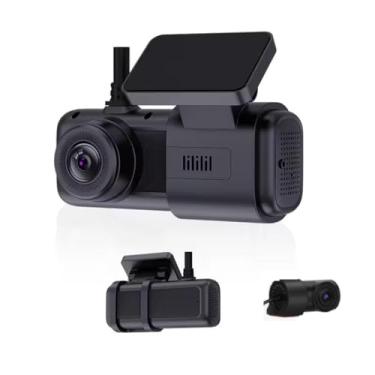 Imagem de Câmera veicular 4G 2K + 1080p com lente dupla, rastreamento GPS ao vivo, Wi-Fi, monitoramento remoto, DVR, super visão noturna para gerenciamento de frota, gravador de vídeo DMS CMSV6