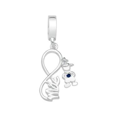 Imagem de Berloque Mãe e Filho  Amor Infinito em Prata 925