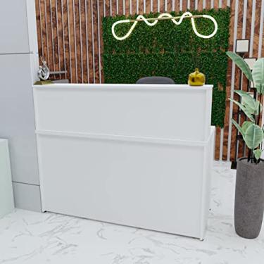 Imagem de Balcão Atendimento Recepção Consultório 1200x600 (Branco)