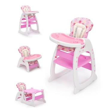 Imagem de Cadeira Alta Ajustável Sandinrayli para Bebês (6 Meses a 6 Anos) - Ros