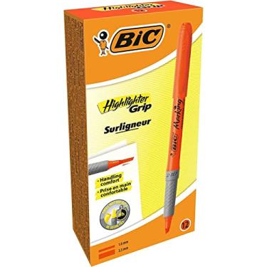 Imagem de Bic Canetas marca-texto - laranja, caixa com 12