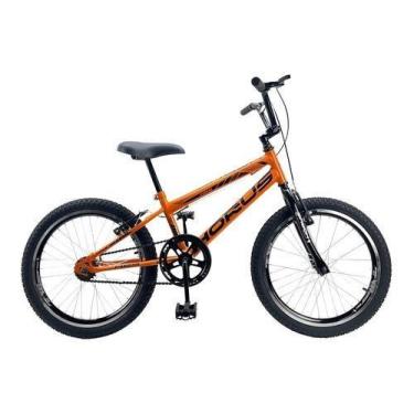 Imagem de Bicicleta Infantil Aro 20 Bmx + Rodinha Lateral - Route Bike, Laranja