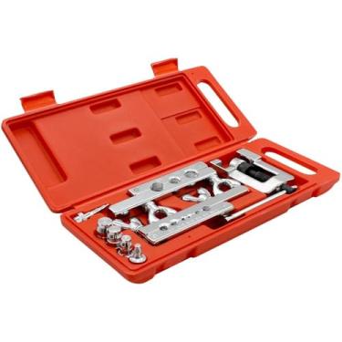 Imagem de Kit Flangeador e Alargador de Tubos de Cobre Plástico mais Case