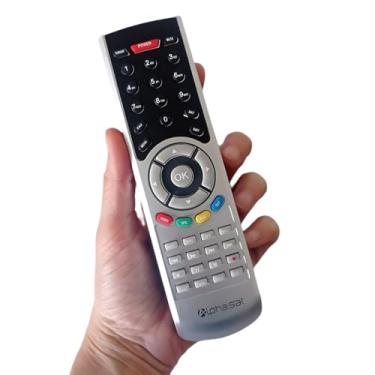 Imagem de Controle Remoto Para Receptor Alphasat Go Plus Dc Tx Novo Substitui Modelo Original
