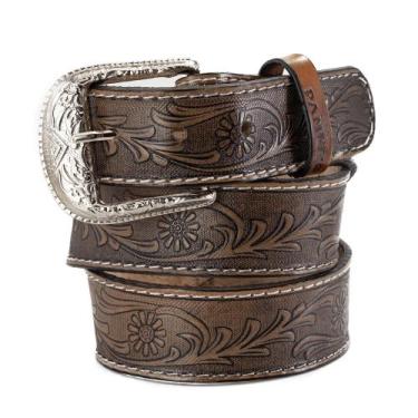 Imagem de Cinto Country Estilo Cowgirl Floral Feminino Sertanejo Rural - Pampas 
