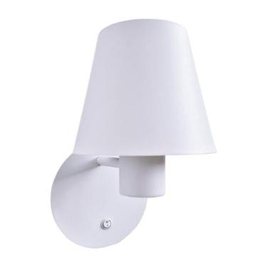 Imagem de Arandela Com Interruptor Carlotta 4078 Cor Branco Texturizado E27 - TK