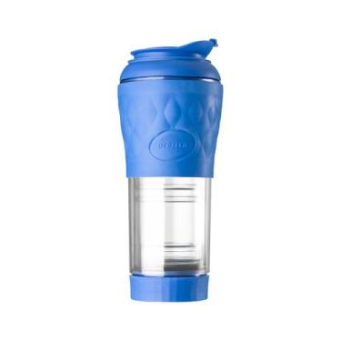 Imagem de Cafeteira Portátil Manual 350ml - Pressca, Azul