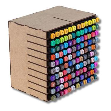 Imagem de Organizador Formato Colméia Para Marcadores Próprio Para Bobbie Goods 