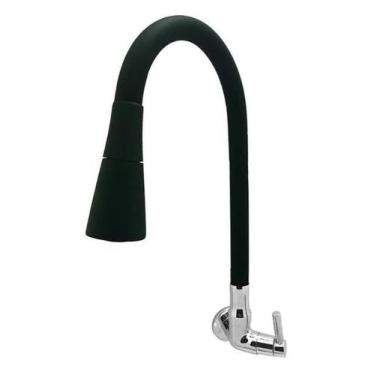 Imagem de Torneira Cozinha Parede Gourmet Flexível Cone 1/4 De Volta CasaGrande 