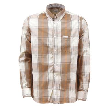 Imagem de Camisa Masculina Xadrez Marrom Manga Longa Wrangler 37820