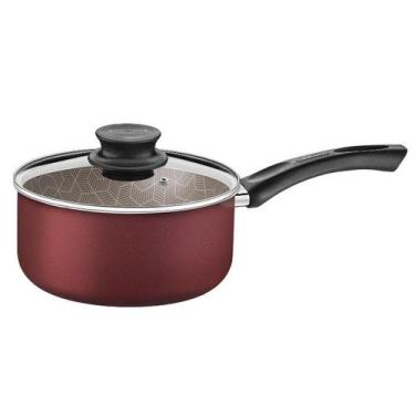 Imagem de Panela Antiaderente 20cm 2,9L Vermelho Paris Tramontina 28525/720, 2,9