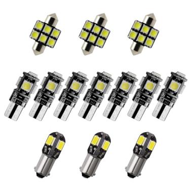 Imagem de 8X-SPEED Kit de lâmpadas interiores LED 5050 13 peças adequado para Lexus LS MK2 1995-2000, porta-luvas de leitura de cúpula, porta-malas, espelho de vaidade, luzes de viseira de sol