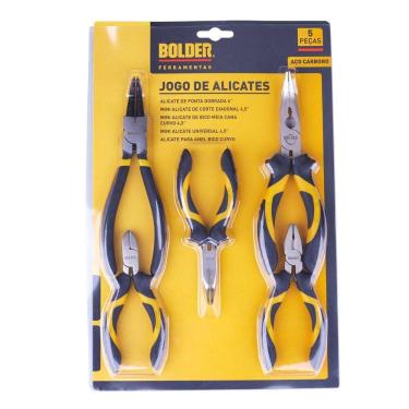 Imagem de Jogo de Alicates 5 Peças Bolder