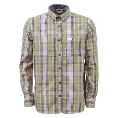Imagem de Camisa Masculina Xadrez Verde Manga Longa Wrangler 37789