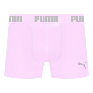 Imagem de Cueca Puma Boxer Sem Costura Masculina, Rosa, G
