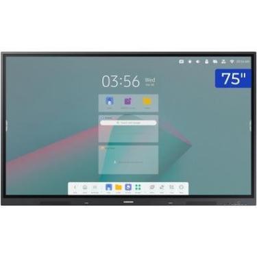 Imagem de Monitor Profissional Samsung Série WAC  75", Touch, 60Hz, 8Ms, HDMI, Android - WA75C - (Tela Interativa)