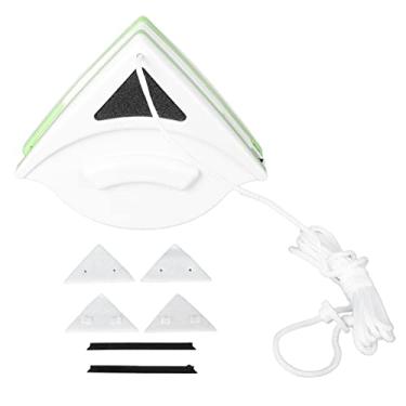 Imagem de Janela Limpador lateral duplo Ferramenta de limpeza de vidro magnético Manuseio ergonômico Brush de alta eficiência de limpeza para Windows Material de Plástico de Alta Receer (20-30 mm)