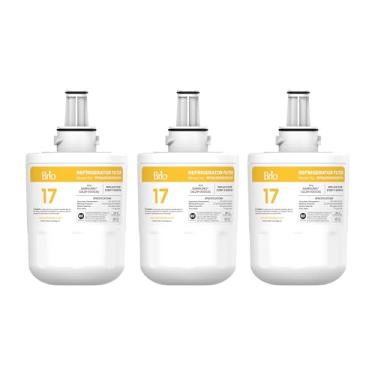 Imagem de Brio Pacote com 3 filtros de geladeira de substituição para Samsung® DA29-00003G, filtro de geladeira de água e gelo, compatível com DA29-00003, DA29-00003B, DA29-00003A, 3PK