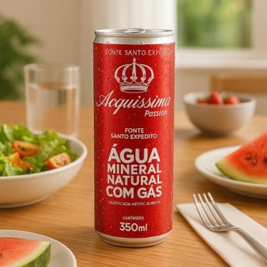 Imagem de Água Gaseificada Para Drinks e Restaurantes Lata 350ml Pack 12 Unidade