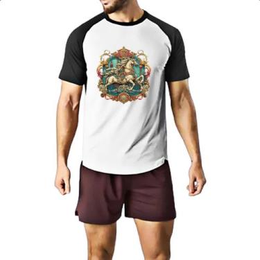 Imagem de Camiseta Raglan Vintage Carrossel - Alearts, M