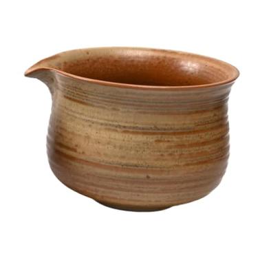 Imagem de ＫＬＫＣＭＳ Ceramic Matcha Bowl Bow, Retro Design Amarelo