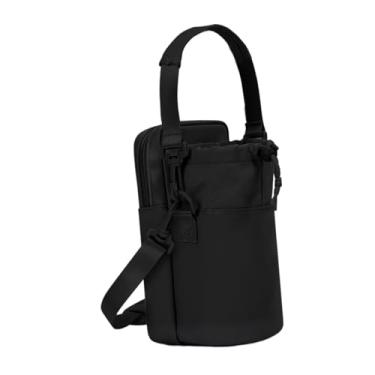 Imagem de YIJU Garraça de garrafinha de água Bolsa de ombro Bike Gift com porta -bolas de bolsa de bolso para esportes de aniversário de festa, Preto