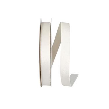 Imagem de Reliant Ribbon Fita dupla face de veludo luxuosa, branca