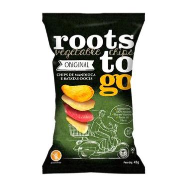 Imagem de Batatas Chips Naturais de Diversos Sabores 45g Roots To Go, Original