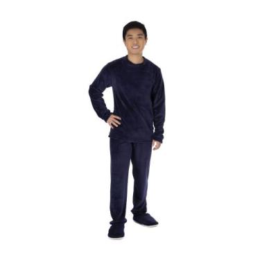 Imagem de Roupa De Dormir Juvenil Conjunto Pijama De Frio Menino - Victory, 14, 