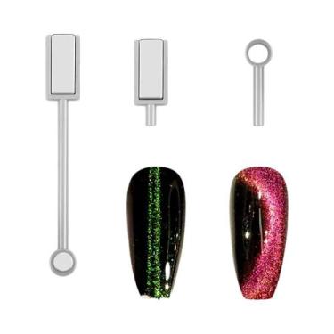 Imagem de Caneta Magnética 3D para Nail Art - Ponta Dupla para Esmalte em Gel UV