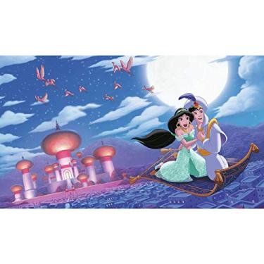 Imagem de RoomMates JL1371M Mural de parede removível com spray e cola Aladdin 'A Whole New World' – 3,2 m x 1,8 m.