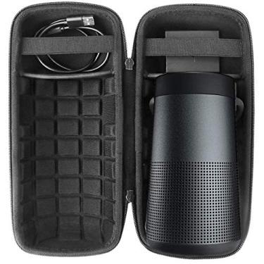 Imagem de Capa de viagem Khanka para alto-falante Bluetooth Bose SoundLink Revolve, Preto