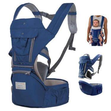 Imagem de Canguru Carregador Bebe Criança Deitado Sentado Bolso Alça Ergonomica 
